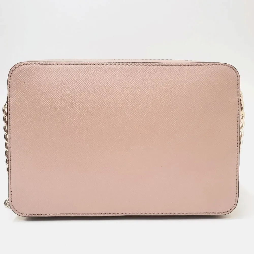 MICHAEL KORS Blush Pink Pebbled Leather Crossbody Bag – PS-1805